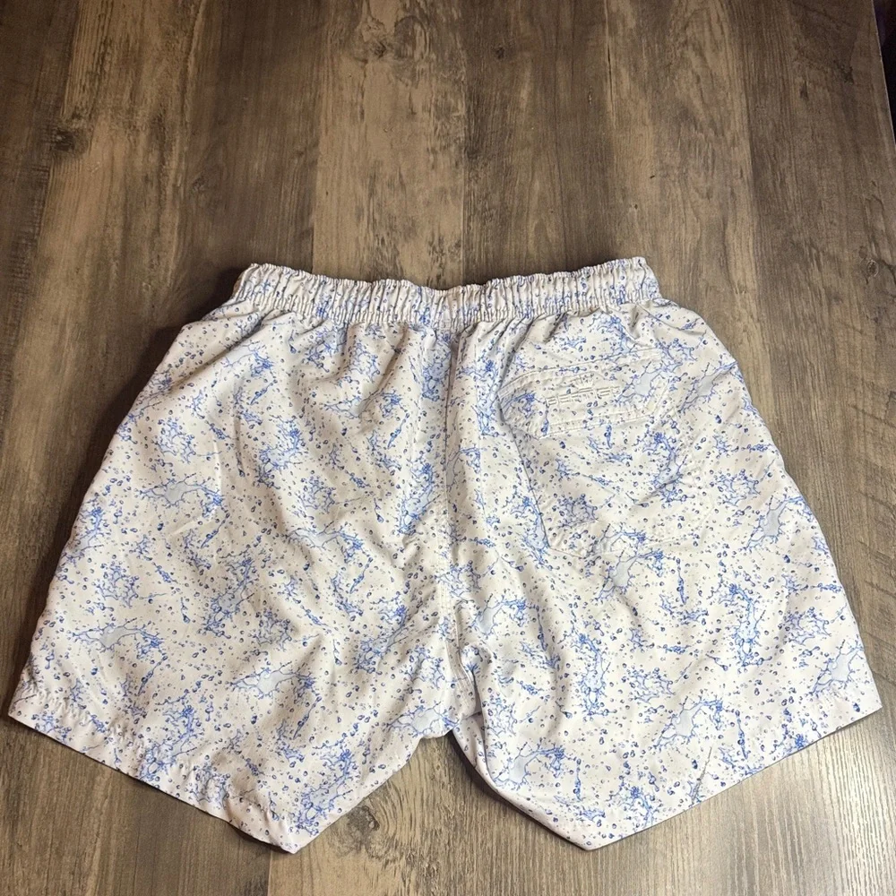 Bertigo Splatter Print Men's Swim Trunks